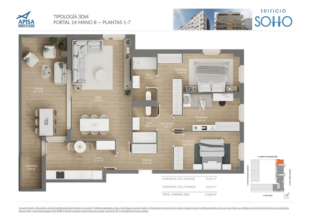 SOHO LEZKAIRU VIVIENDA 3Dt4-PLANTAS-1-7