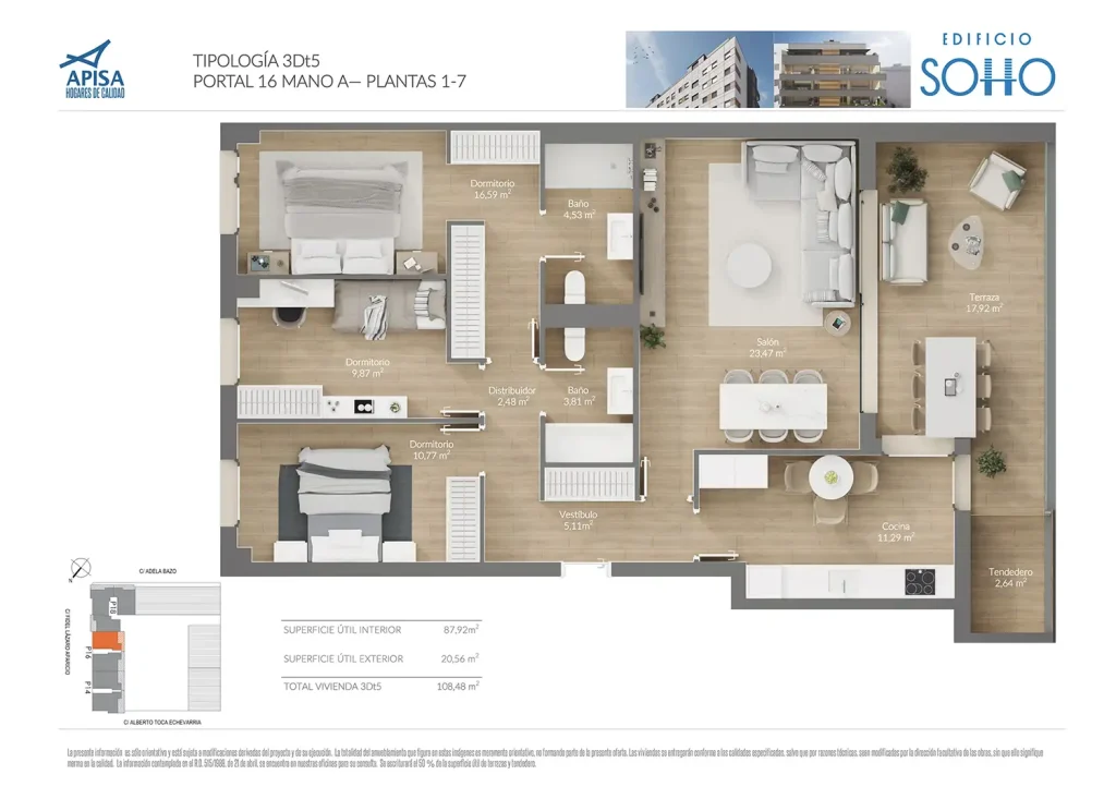 SOHO LEZKAIRU VIVIENDA 3Dt5-PLANTAS-1-7